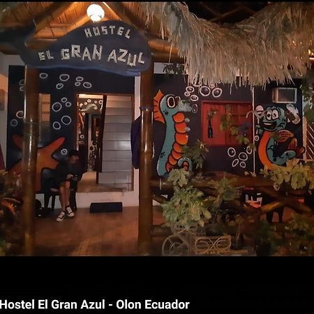 Hostel El Gran Azul Olón Esterno foto