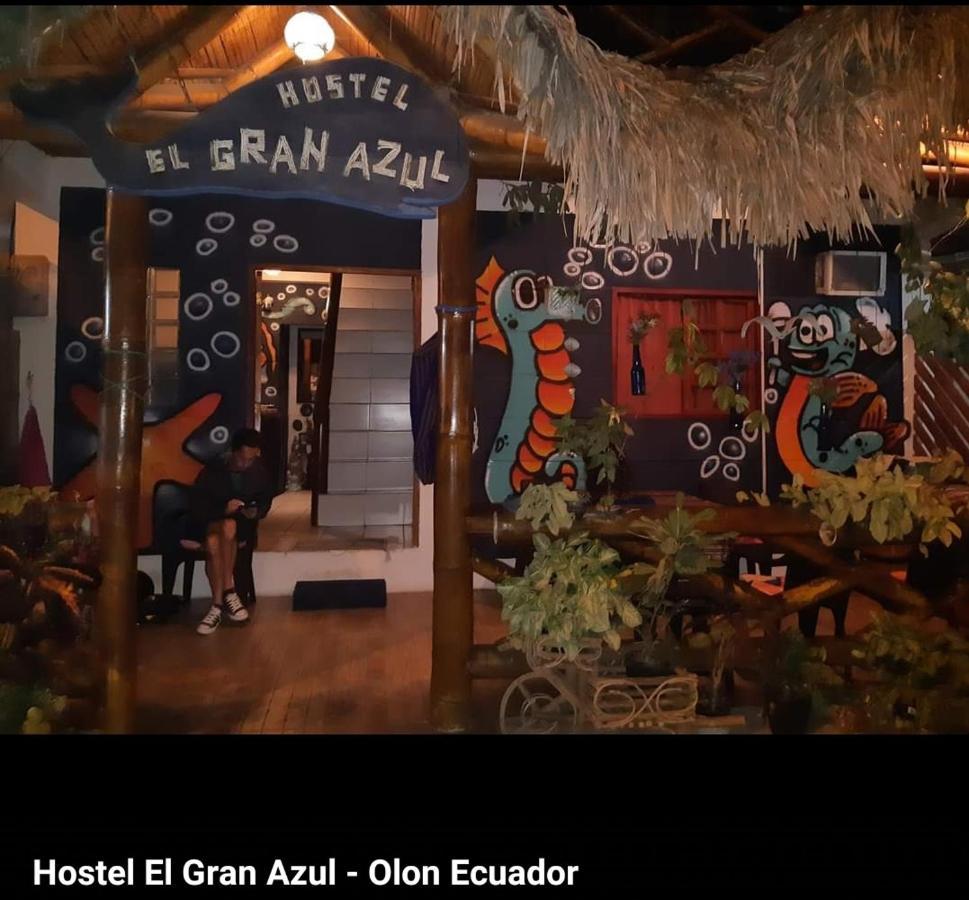 Hostel El Gran Azul Olón Esterno foto