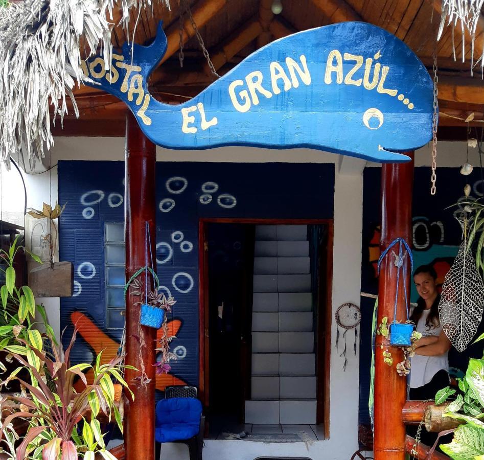 Hostel El Gran Azul Olón Esterno foto